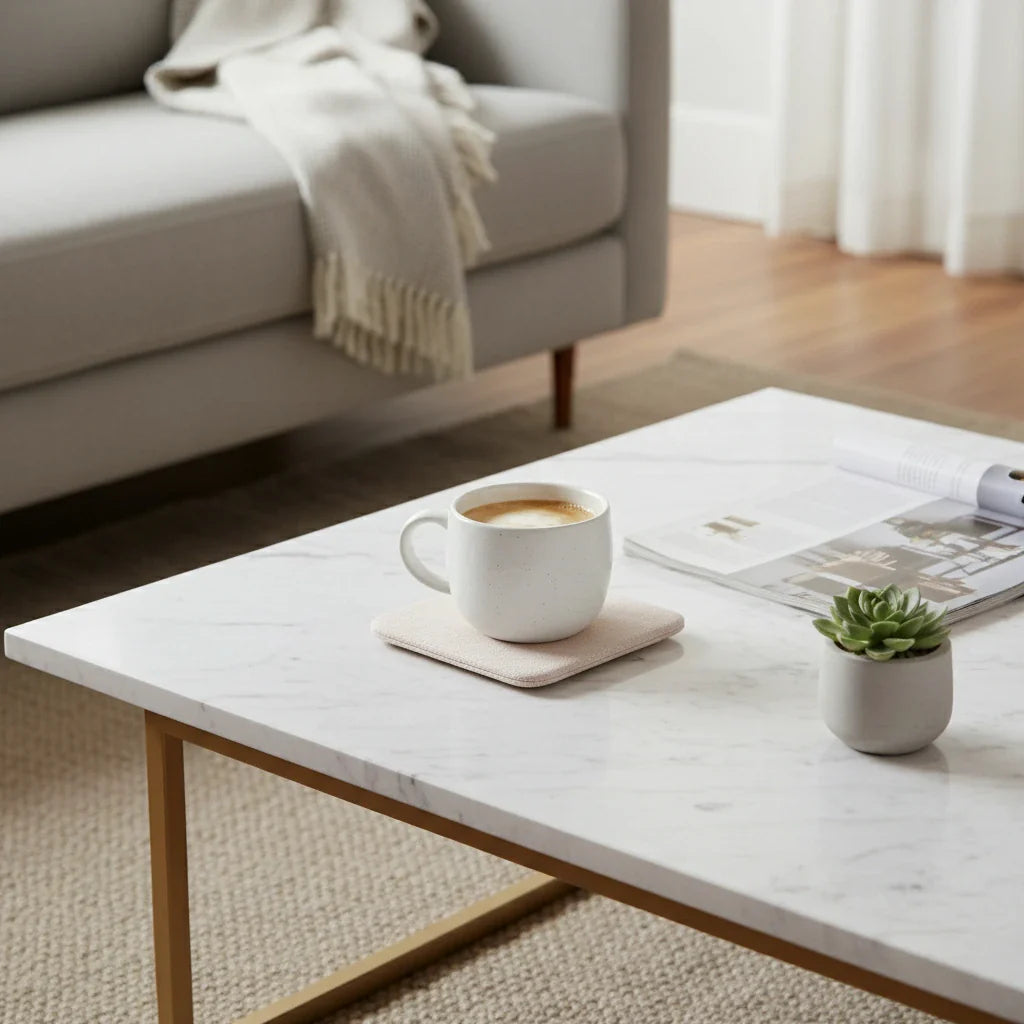 Dessous De Verre En Diatomite Rose 3