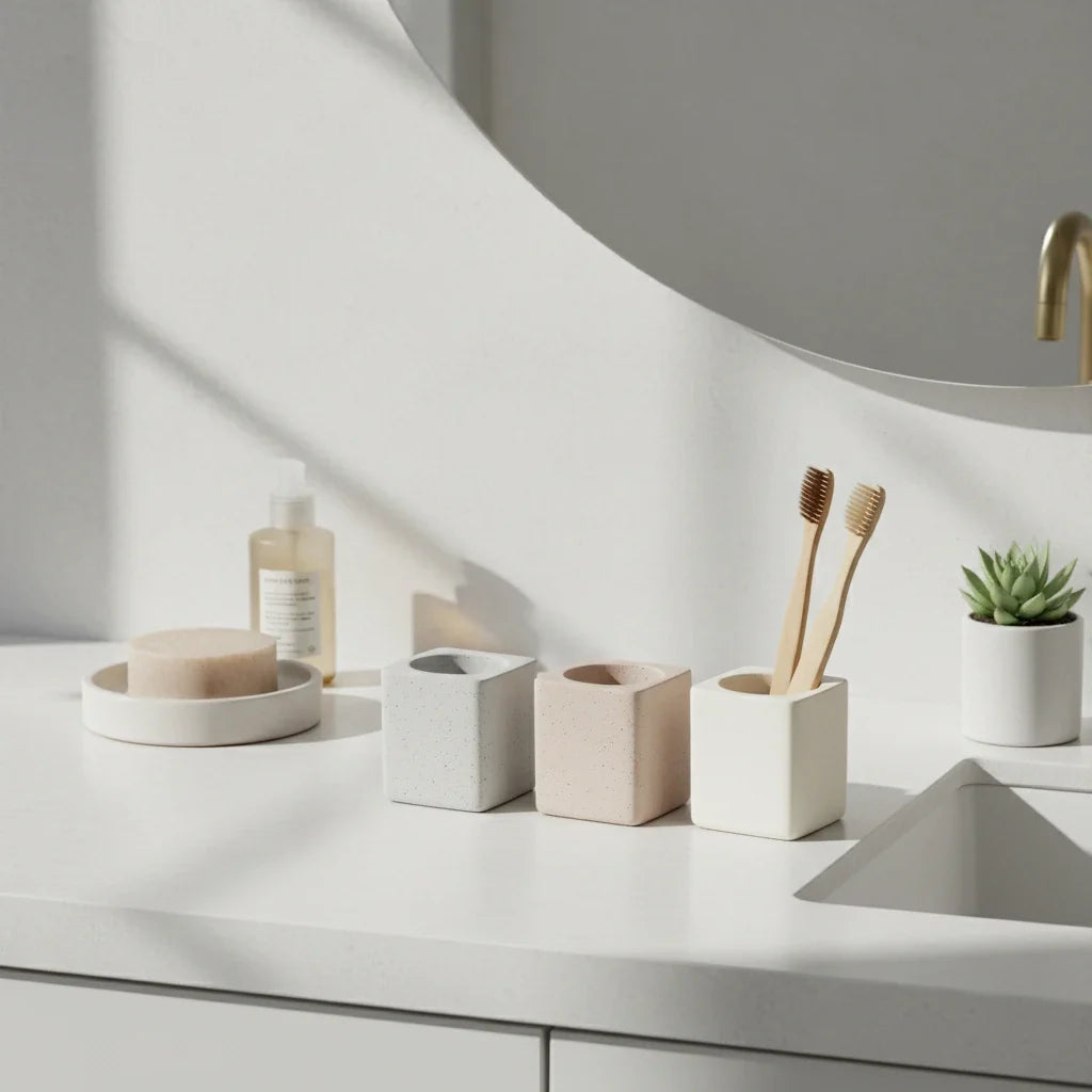 Lot De 3 Porte Brosse À Dents Diatomite 3