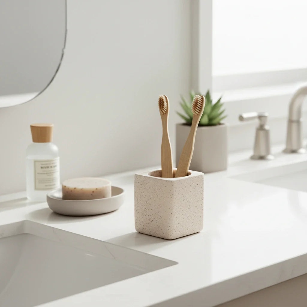 Lot De 3 Porte Brosse À Dents Diatomite 4