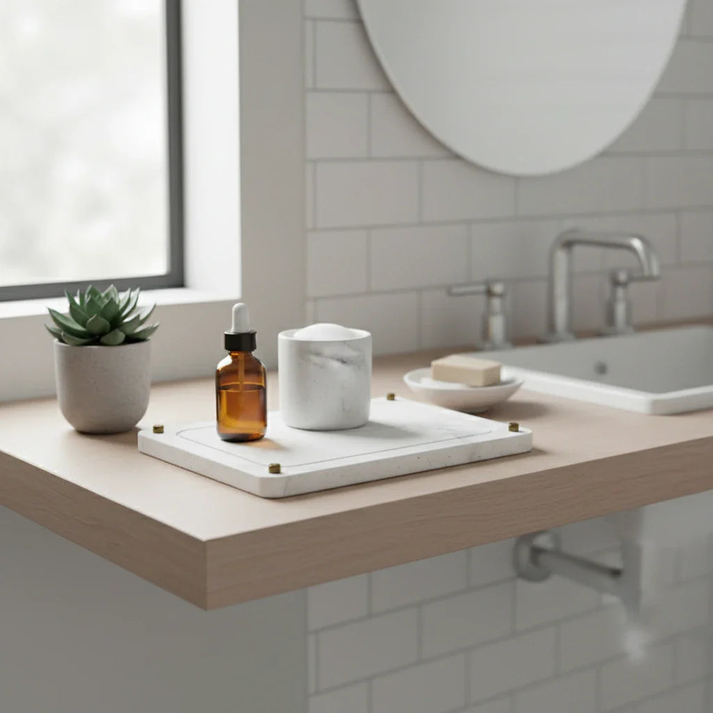 Organisateur De Salle De Bain Diatomite Marbre 2