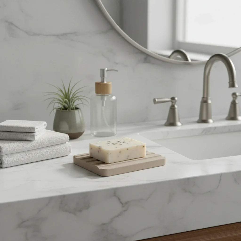 Porte Savon Marron 3