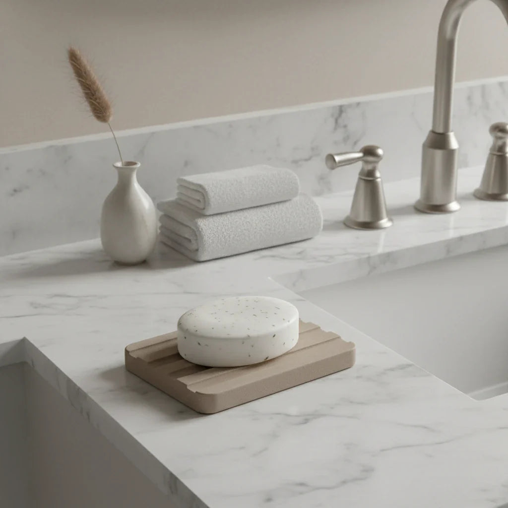 Porte Savon Marron 4