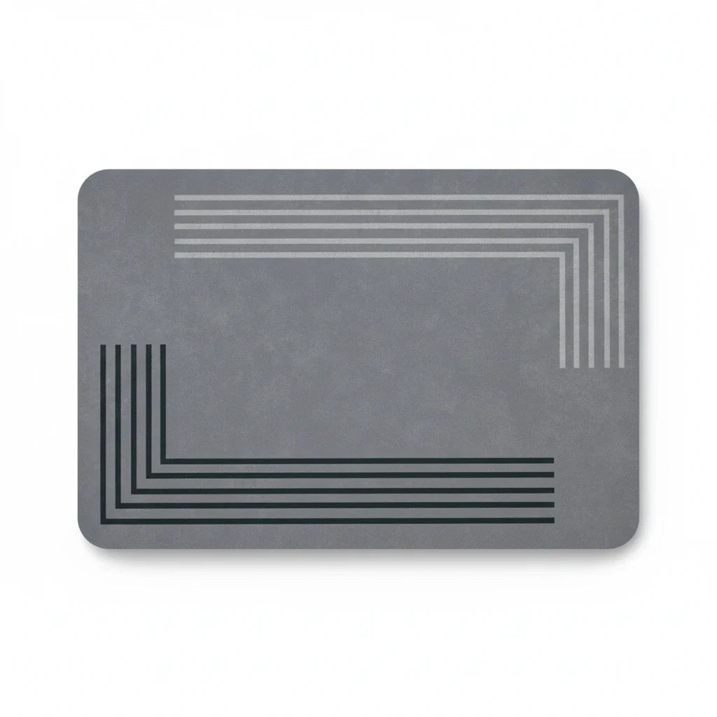 Tapis De Bain Gris 4