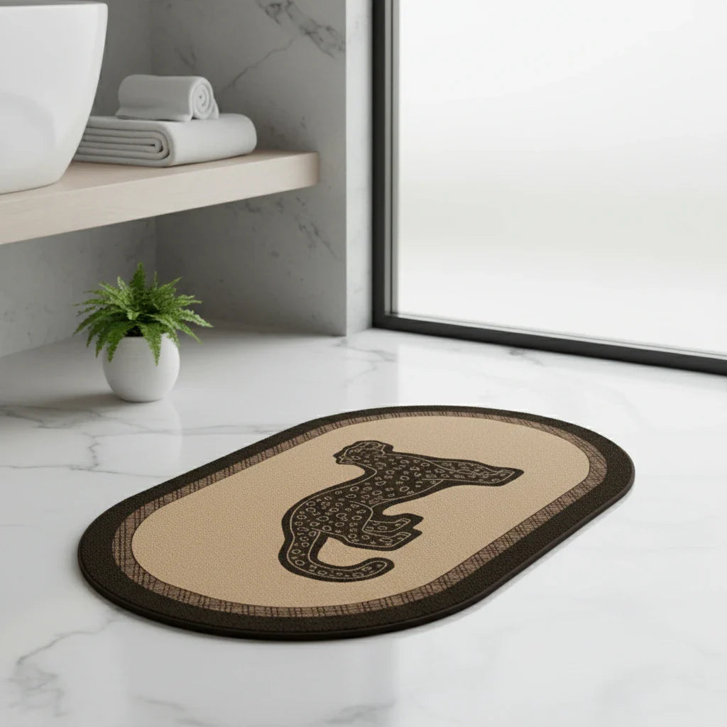Tapis De Bain Léopard 2