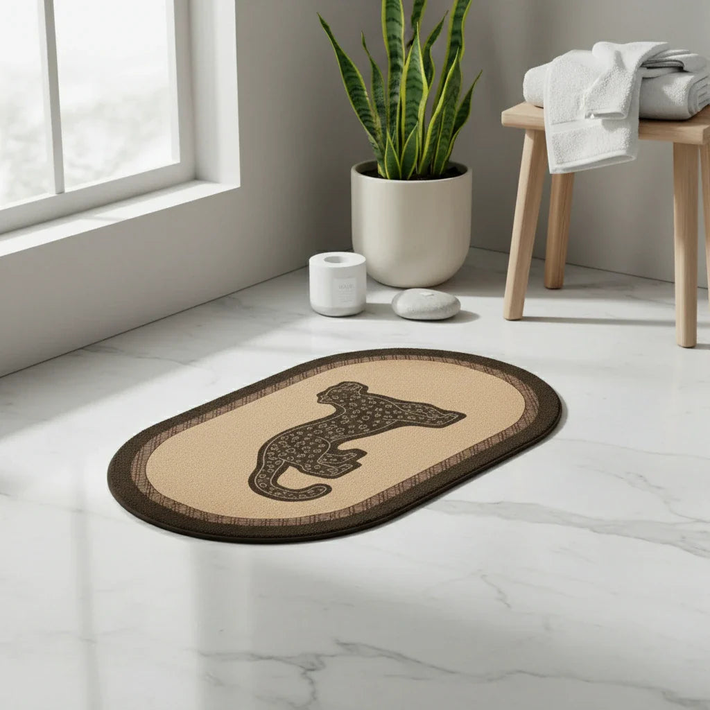 Tapis De Bain Léopard 6