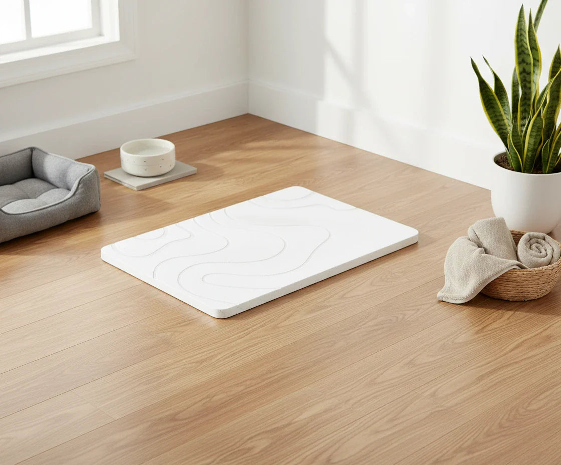 Tapis Diatomite Blanc Pour Animaux 5