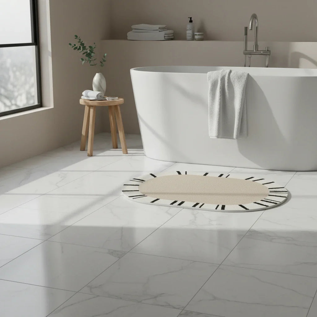 Tapis Salle De Bain Contemporain 6